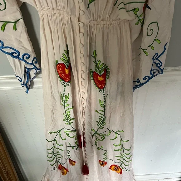 FILLYBOO - strange magic duster dress light blush size SMALL EXTREMELY RARE - Picture 3 of 10